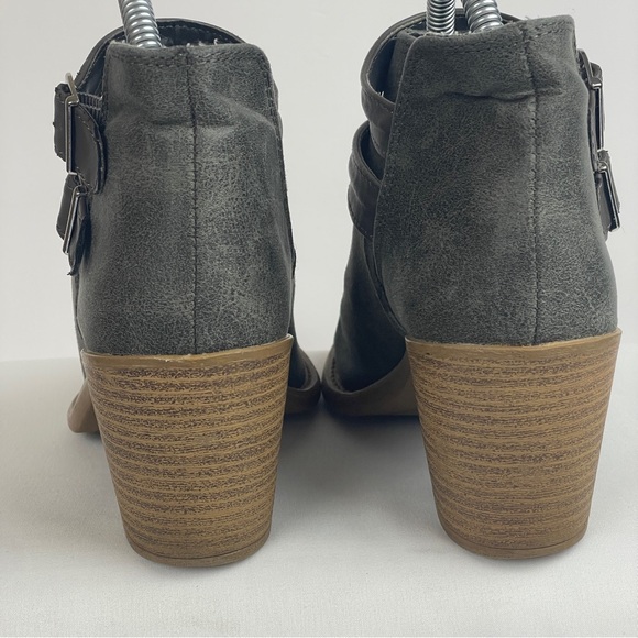 Rue21 Charcoal Ankle Booties with Buckle Detail - Picture 5 of 13